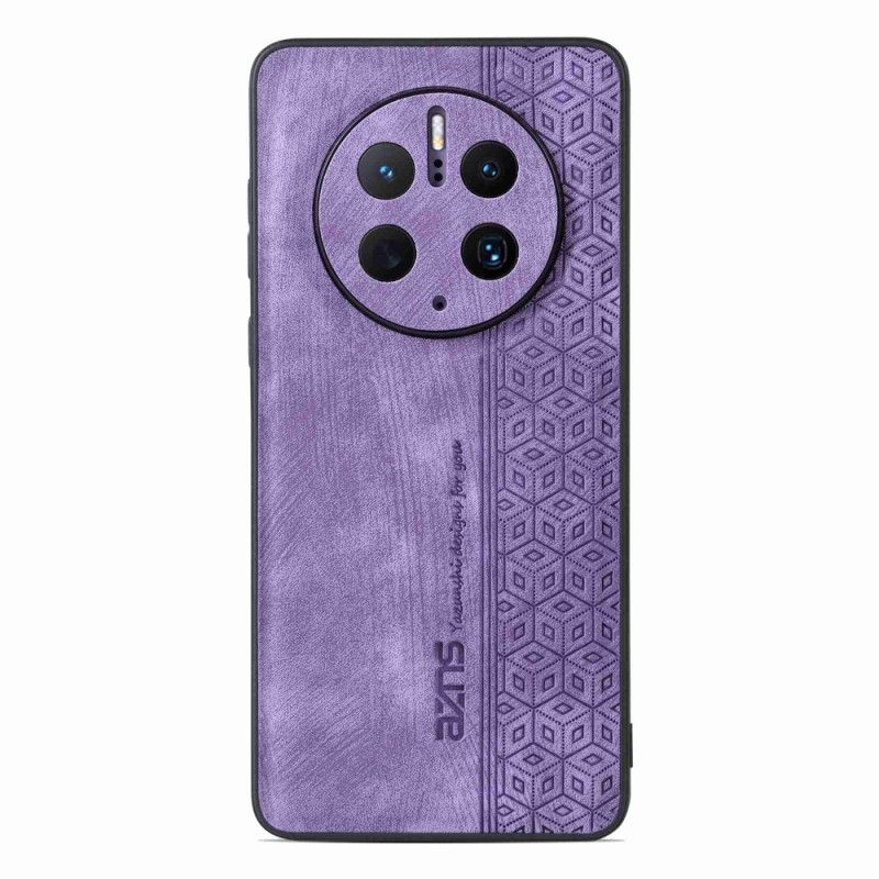 Kryt Huawei Mate 50 Pro Kožený Efekt Azns