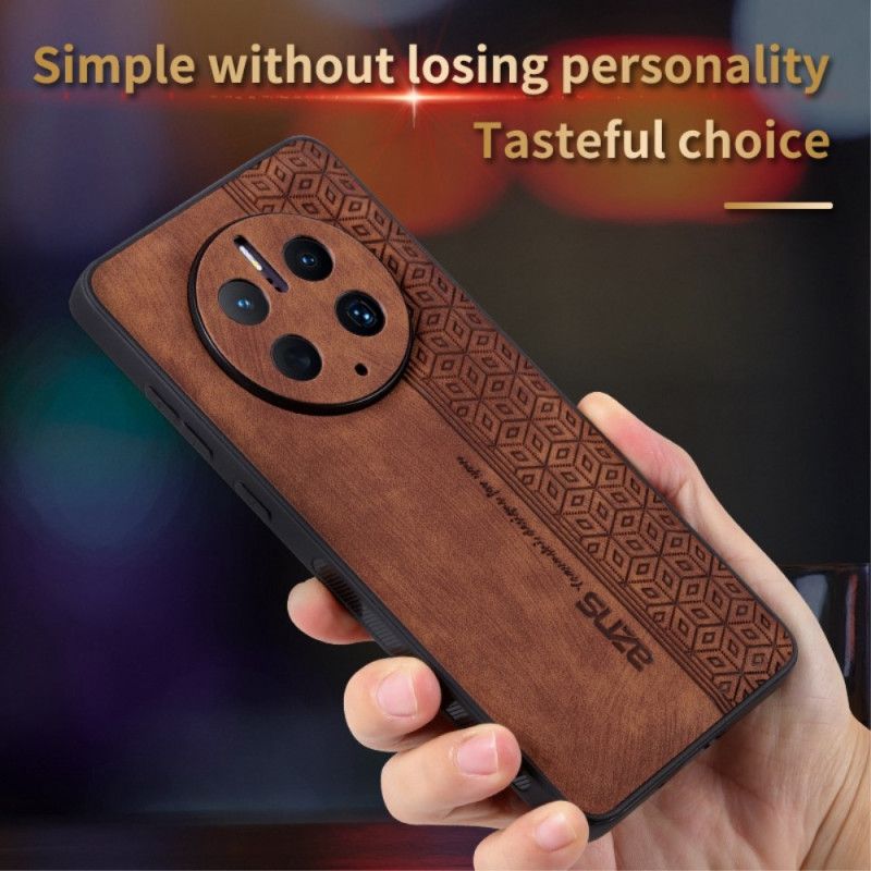 Kryt Huawei Mate 50 Pro Kožený Efekt Azns