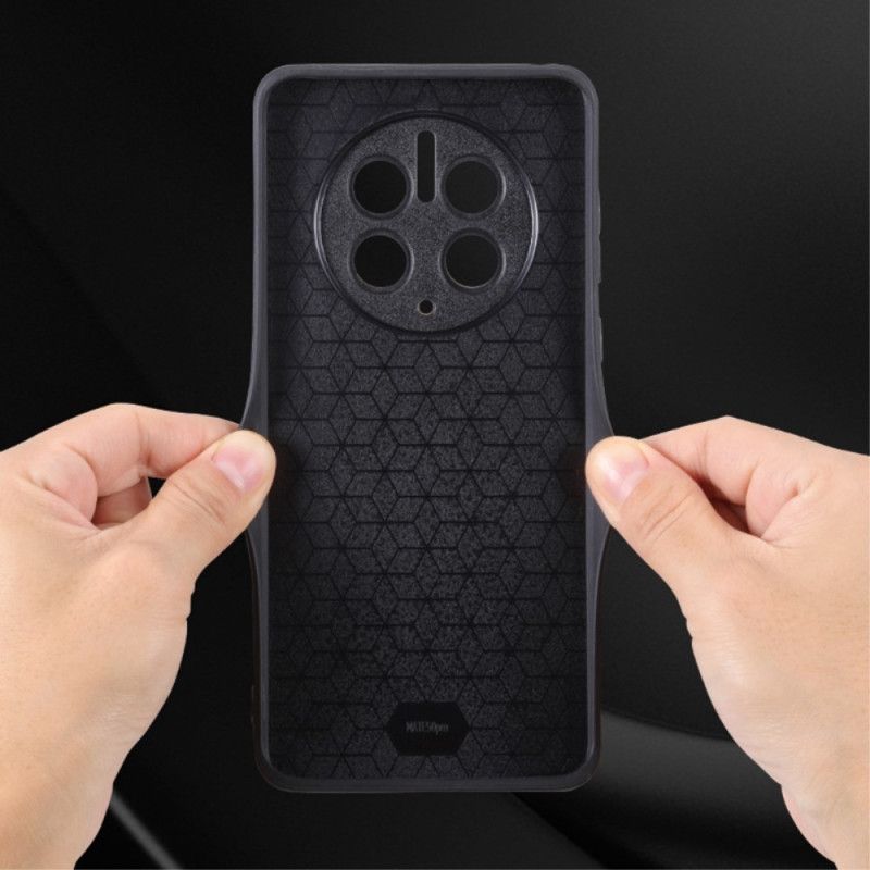 Kryt Huawei Mate 50 Pro Kožený Efekt Azns