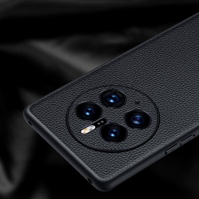 Kryt Huawei Mate 50 Pro Originálna Koža Litchi