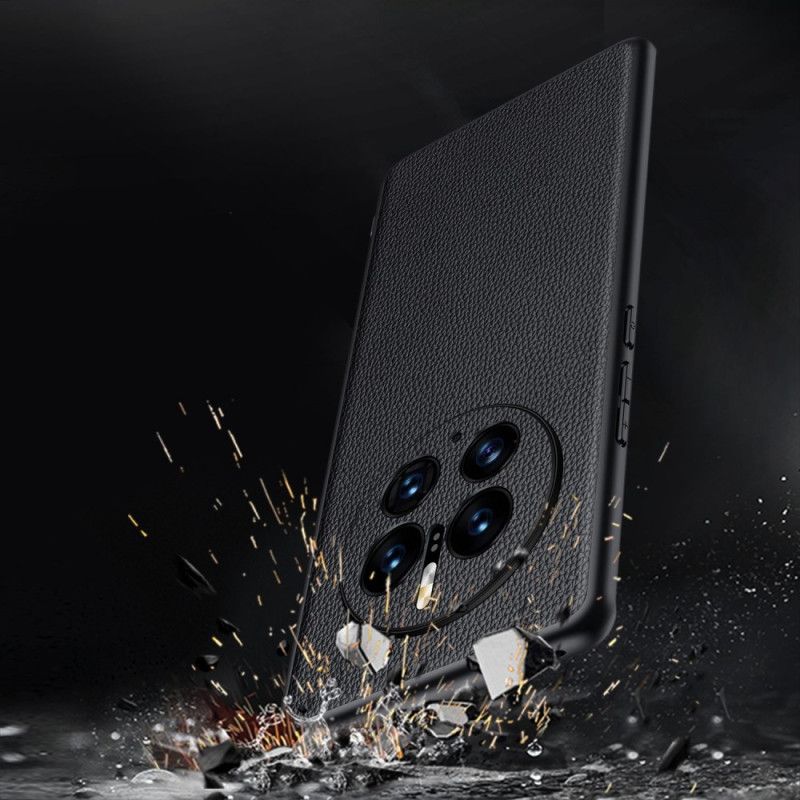 Kryt Huawei Mate 50 Pro Originálna Koža Litchi