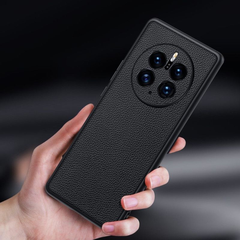 Kryt Huawei Mate 50 Pro Originálna Koža Litchi