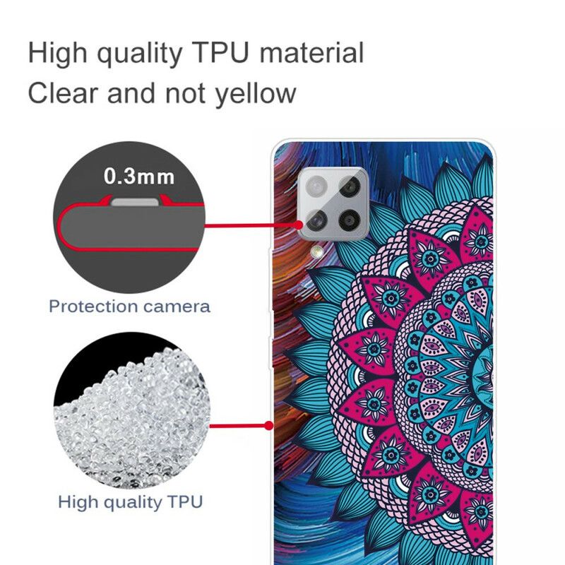 Kryt Samsung Galaxy A42 5G Farebná Mandala