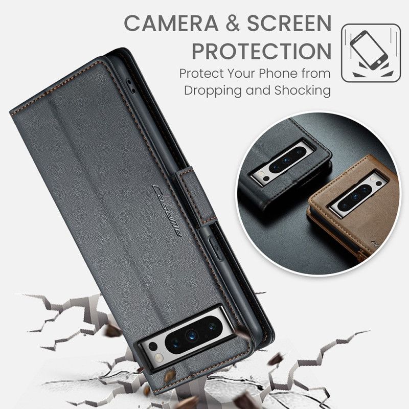 Puzdro Google Pixel 8 Pro Kožený Štýl Caseme