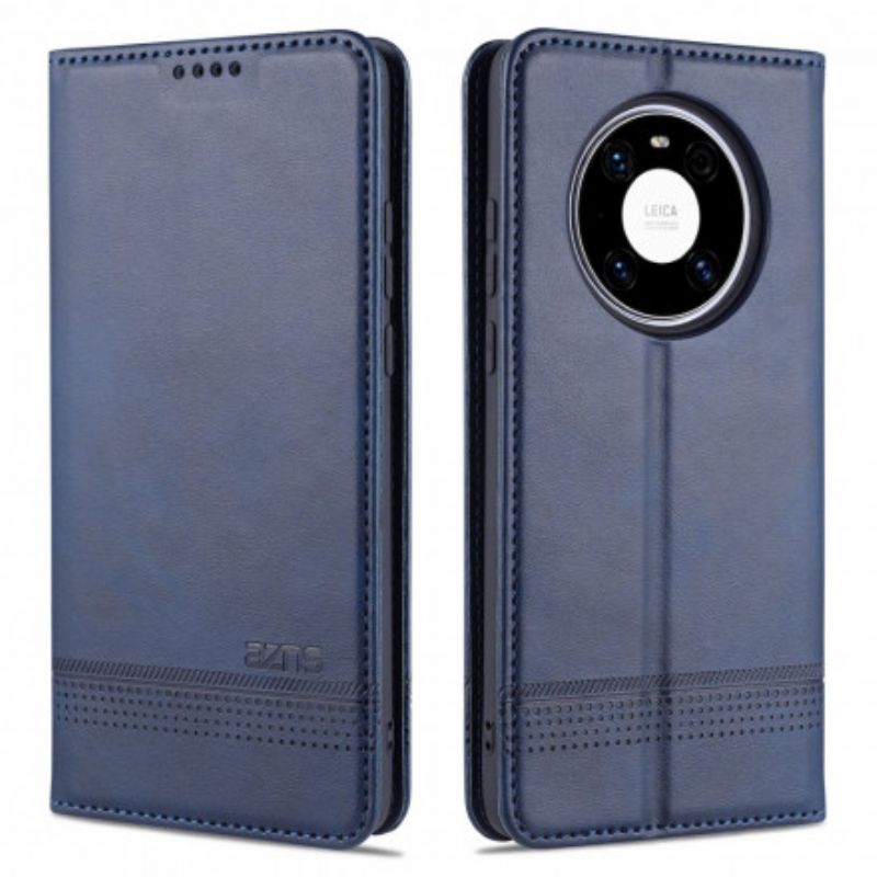 Flipové Puzdro Huawei Mate 40 Pro Kožené Puzdro Azns Umelá Koža