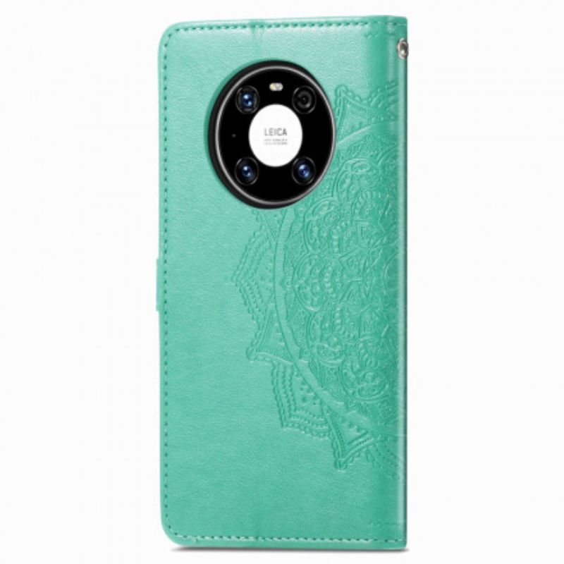 Kožené Puzdro Huawei Mate 40 Pro Mandala V Stredoveku