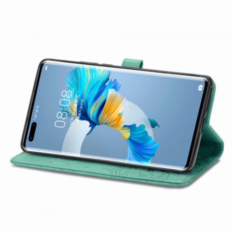 Kožené Puzdro Huawei Mate 40 Pro Mandala V Stredoveku