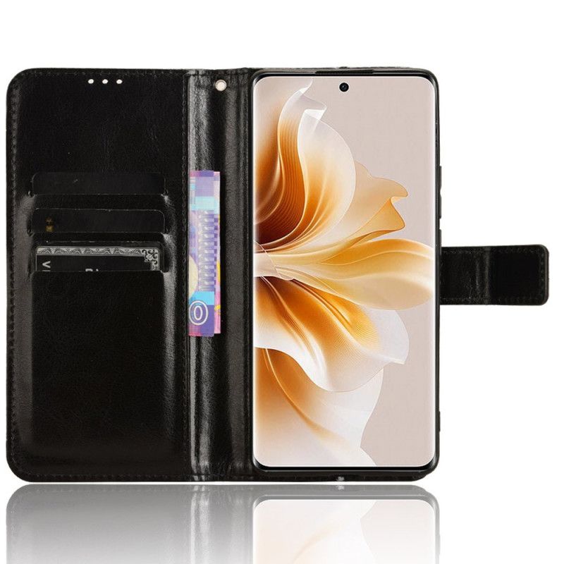 Puzdro Na Oppo Reno 11 Pro 5g Krikľavá Umelá Koža S Remienkom
