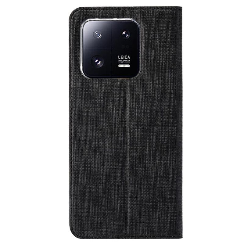 Flipové Puzdro Xiaomi 13 Pro Kožené Puzdro Textúra Látky Vili