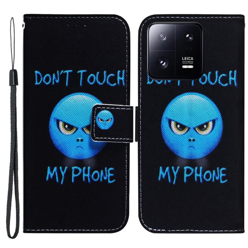 Flipové Puzdro Xiaomi 13 Pro Lanyard Emoji Telefón