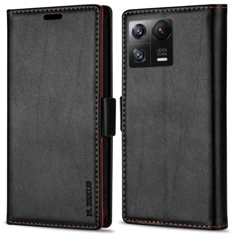 Kožené Puzdro Xiaomi 13 Pro Ln.bekus Kožený Efekt