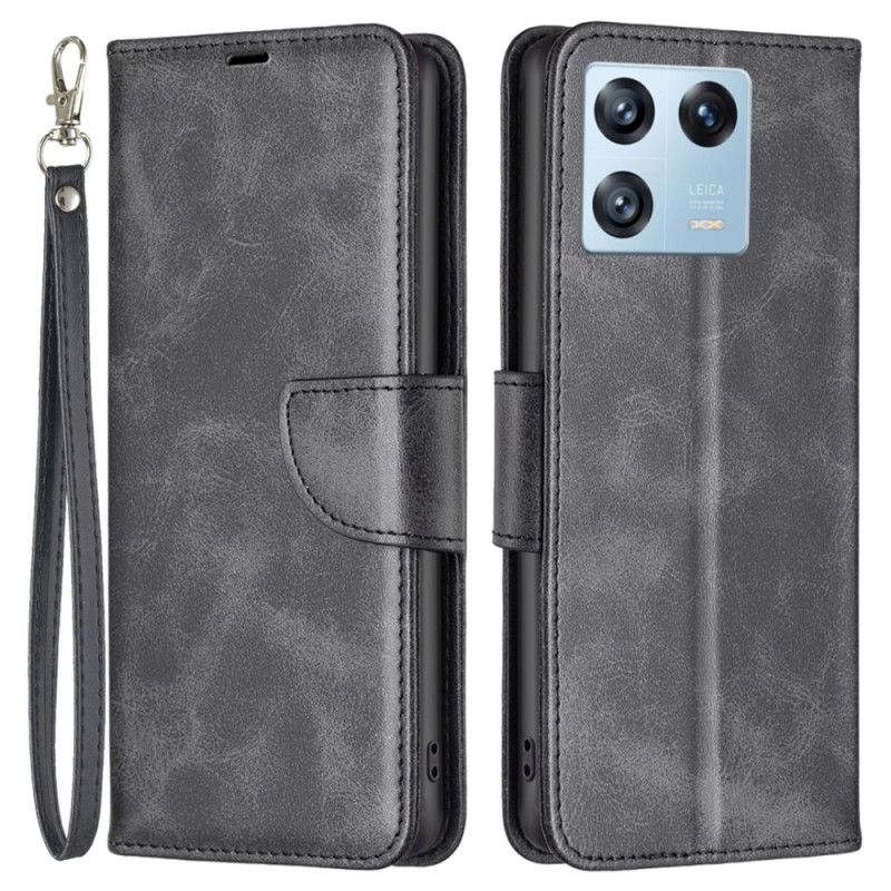 Kožené Puzdro Xiaomi 13 Pro Šikmá Spona