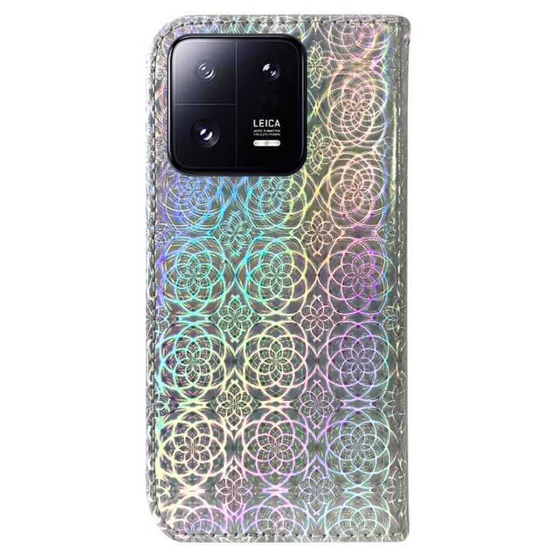 Kožené Puzdro Xiaomi 13 Pro Strappy Disco Štýl