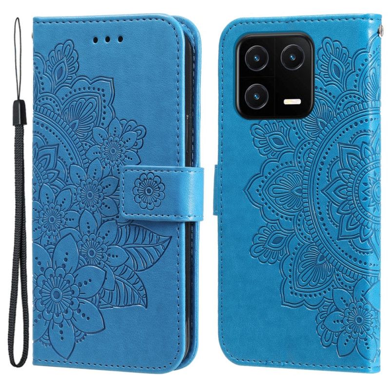 Kožené Puzdro Xiaomi 13 Pro Strappy Mandala