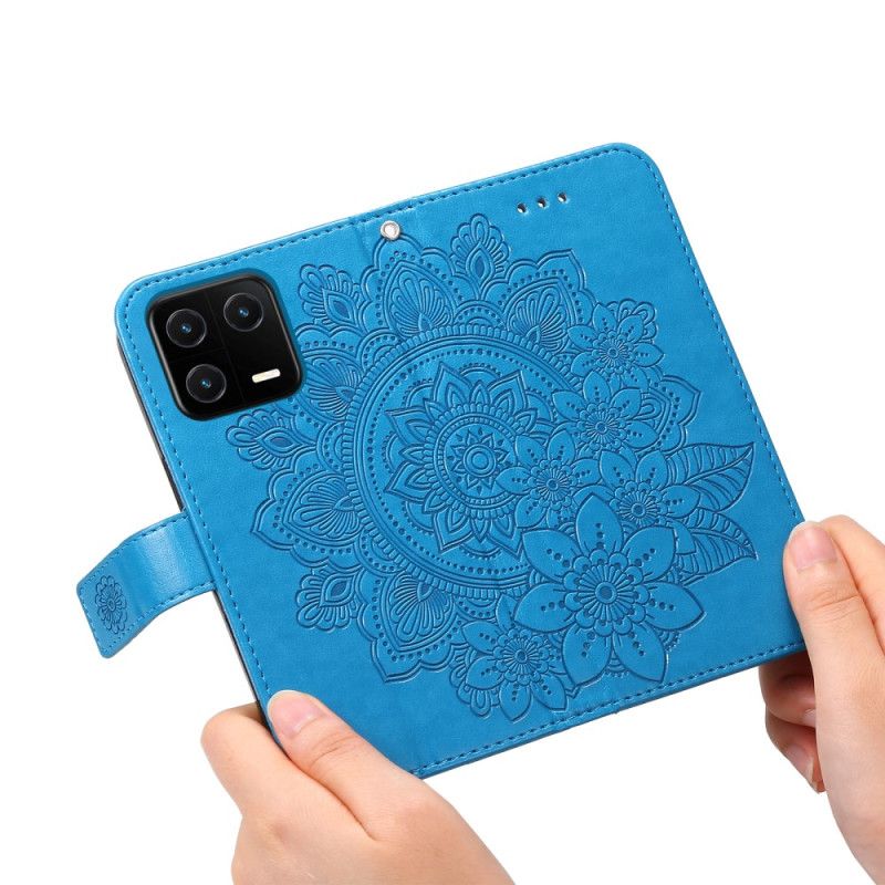 Kožené Puzdro Xiaomi 13 Pro Strappy Mandala