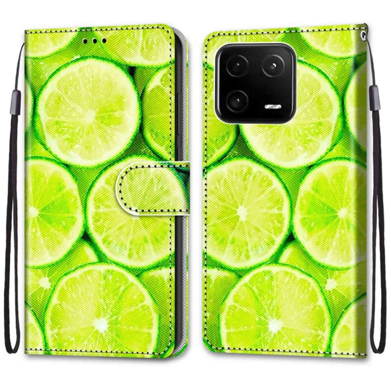 Peňaženkový Kryt Xiaomi 13 Pro Limetky
