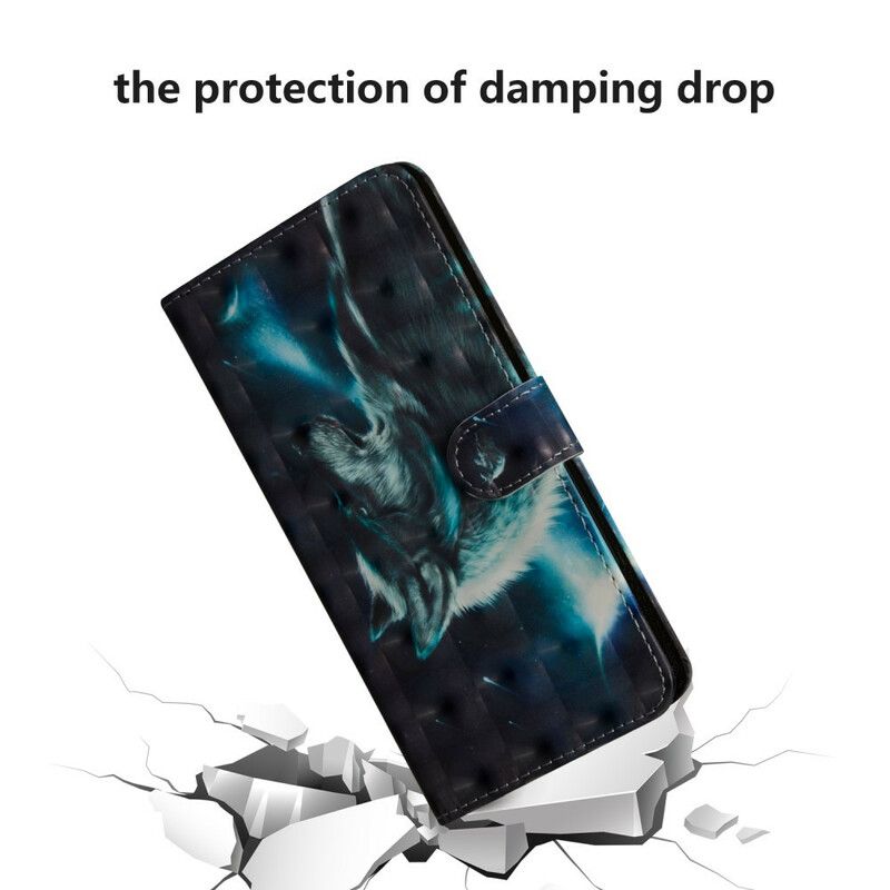 Kožené Puzdro Samsung Galaxy A21s Majestátny Vlk