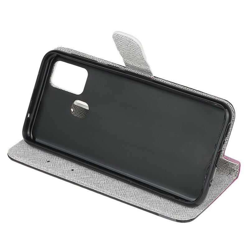 Kožené Puzdro Samsung Galaxy A21s Strappy Vážky
