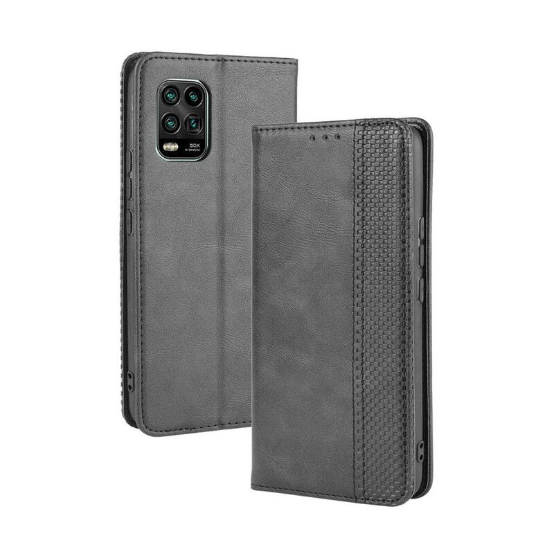 Flipové Puzdro Xiaomi Mi 10 Lite Kožené Puzdro Štylizovaný Efekt Vintage Kože