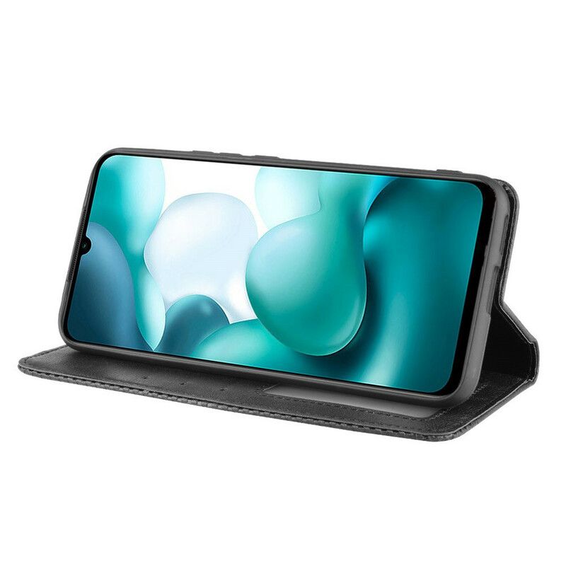 Flipové Puzdro Xiaomi Mi 10 Lite Kožené Puzdro Štylizovaný Efekt Vintage Kože