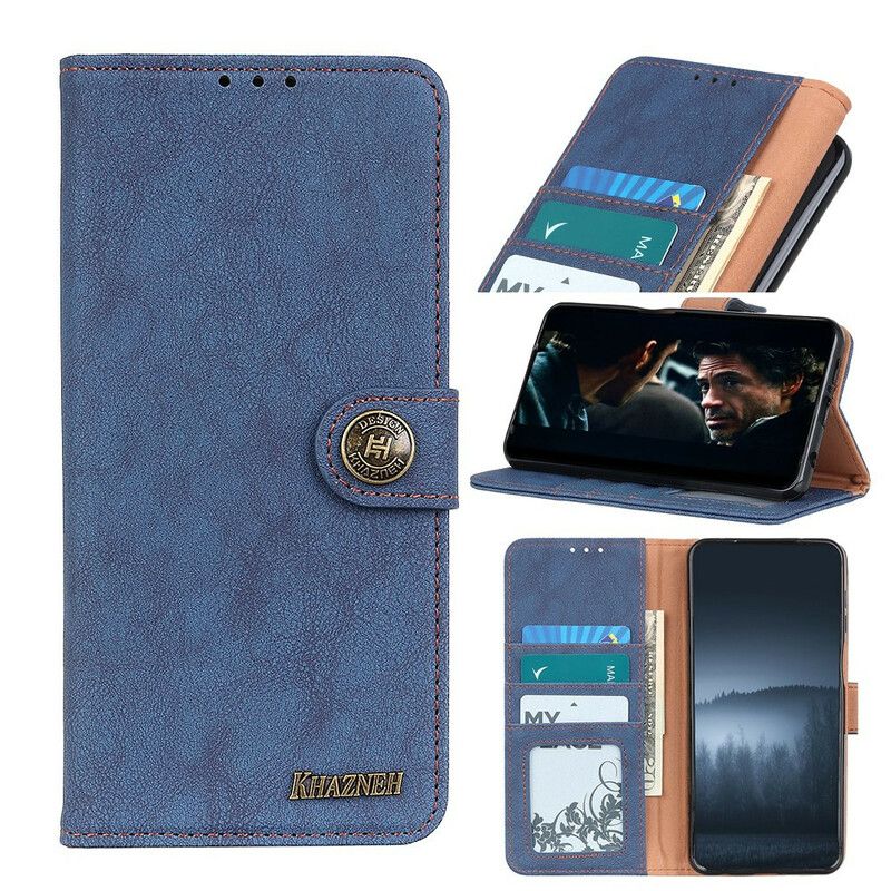 Kožené Puzdro Xiaomi Mi 10 Lite Khazneh Retro Delená Umelá Koža