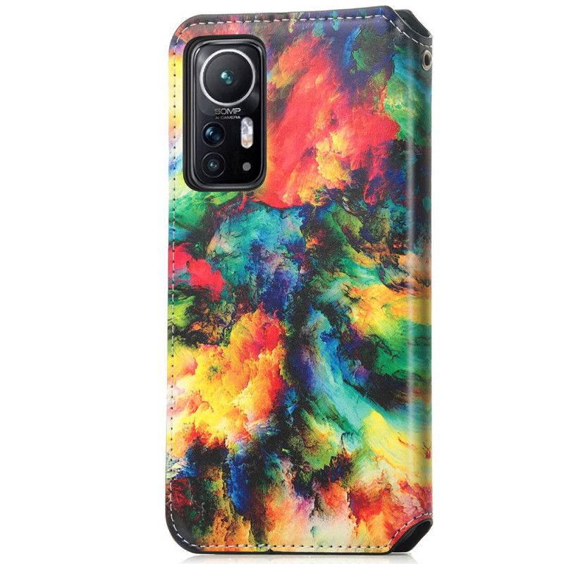 Flipové Puzdro Xiaomi 12 / 12X Kožené Puzdro Dizajn Caseneo Rfid