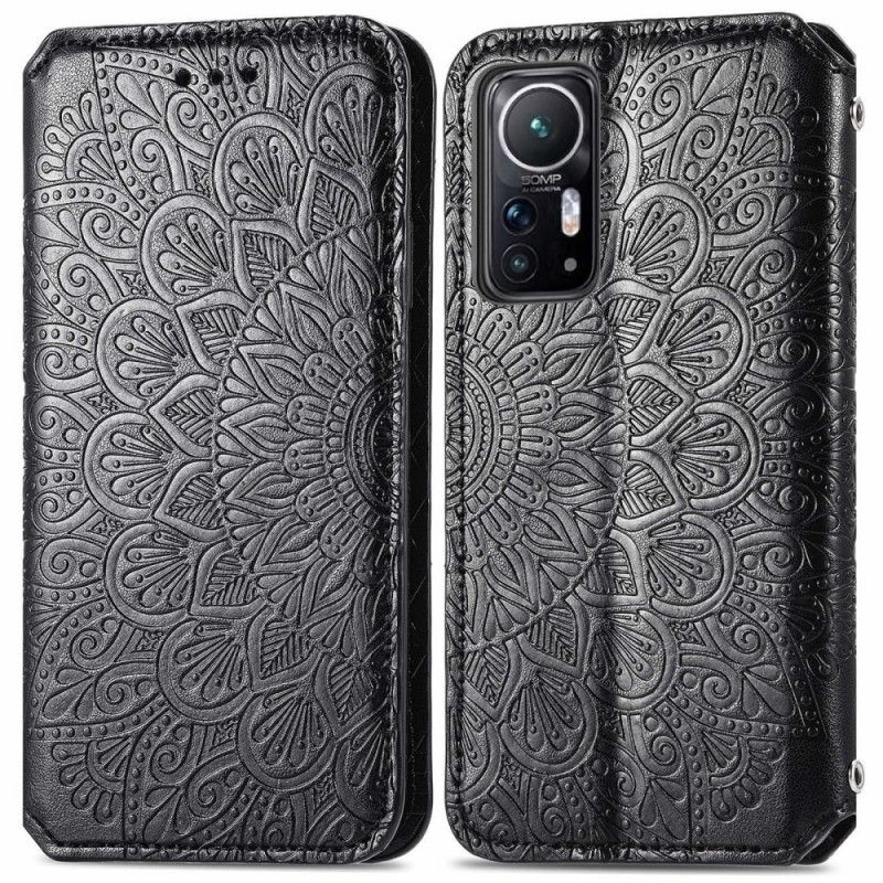Flipové Puzdro Xiaomi 12 / 12X Kožené Puzdro Mandala