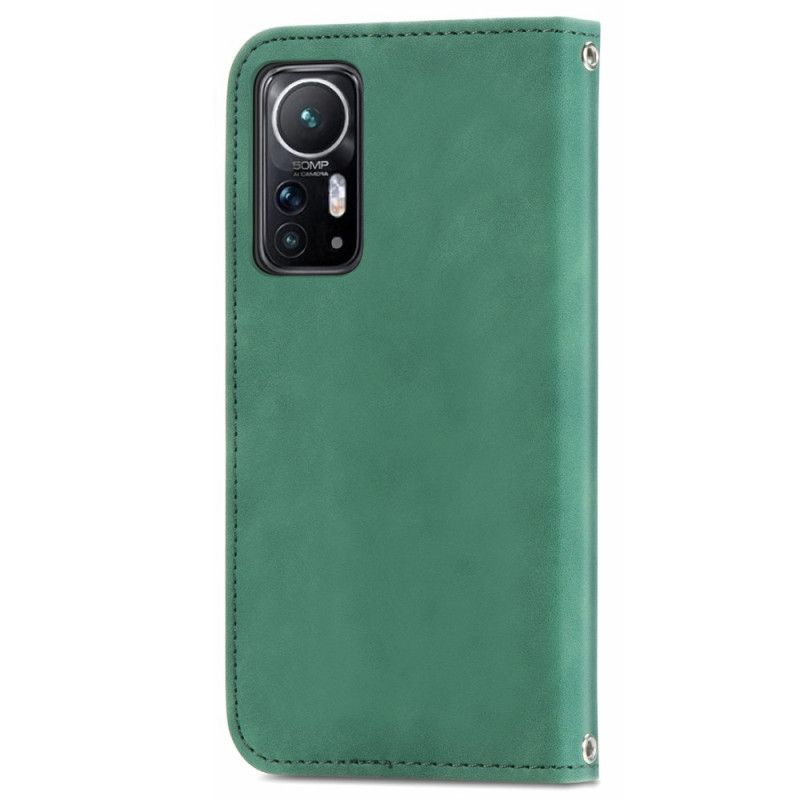 Flipové Puzdro Xiaomi 12 / 12X Kožené Puzdro Pocit Pokožky