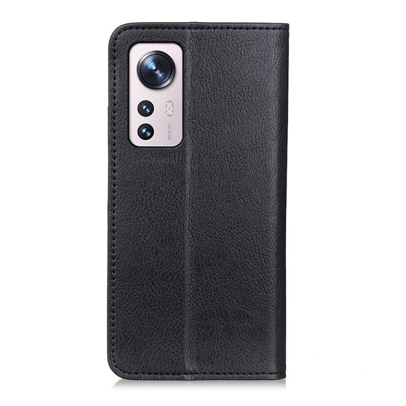 Flipové Puzdro Xiaomi 12 / 12X Kožené Puzdro Textúra Štiepanej Kože Z Liči