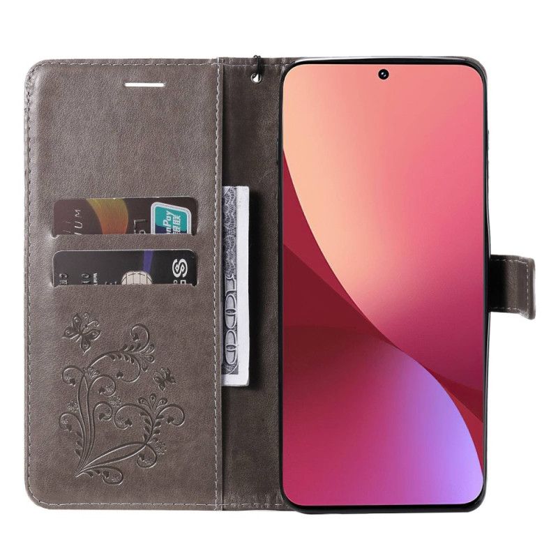 Kožené Puzdro Xiaomi 12 / 12X Obrie Motýle