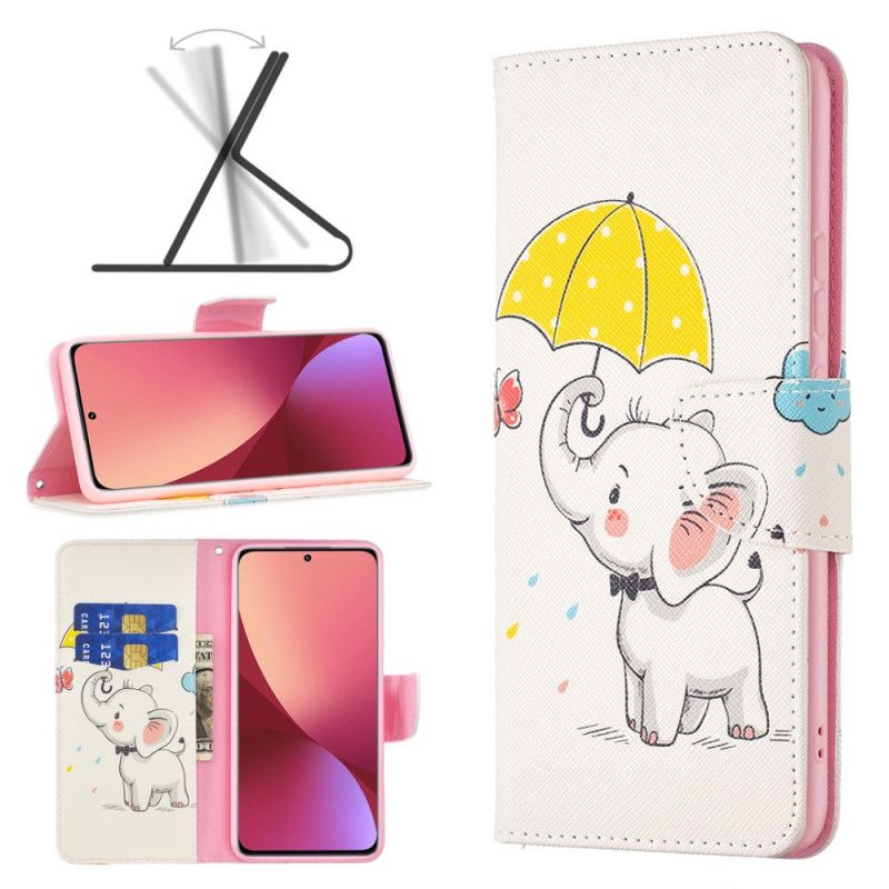 Kožené Puzdro Xiaomi 12 / 12X Sloníča