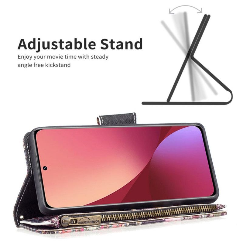 Kožené Puzdro Xiaomi 12 / 12X Vrecko Na Zips Slona