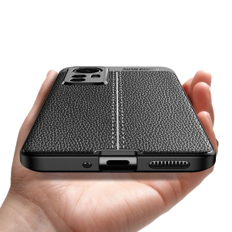 Kryt Xiaomi 12 / 12X Efekt Dvojitej Kože Litchi