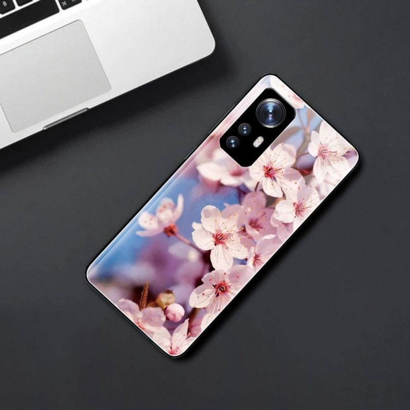 Kryt Xiaomi 12 / 12X Realistické Kvety Z Tvrdeného Skla