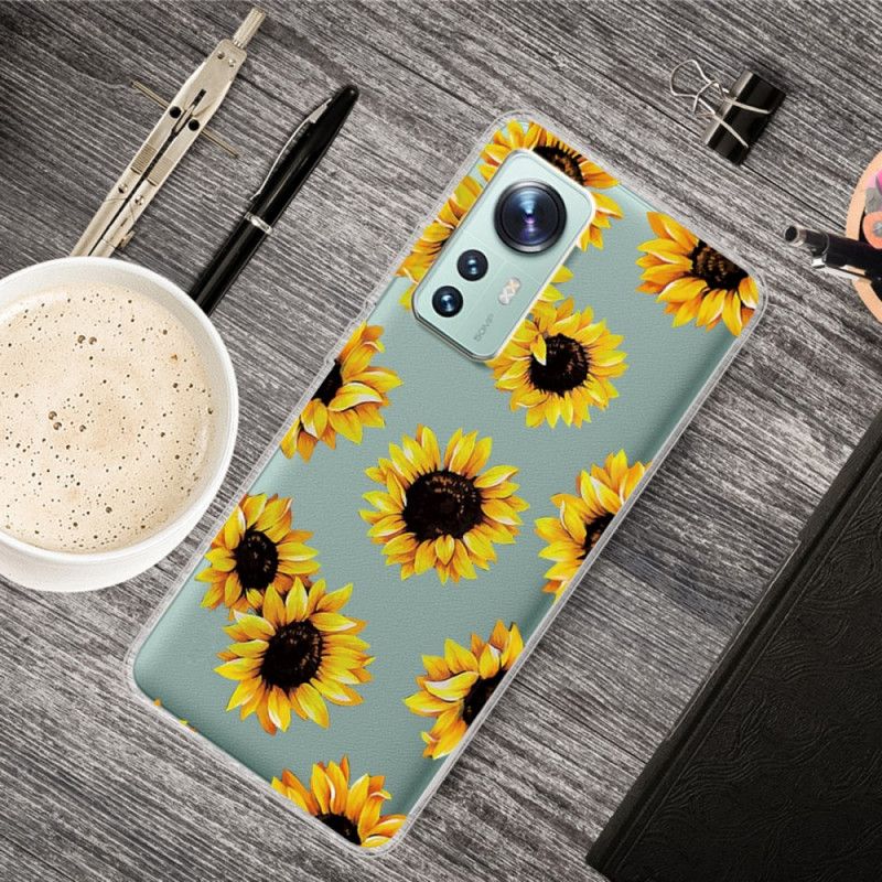 Kryt Xiaomi 12 / 12X Silikónové Slnečnice