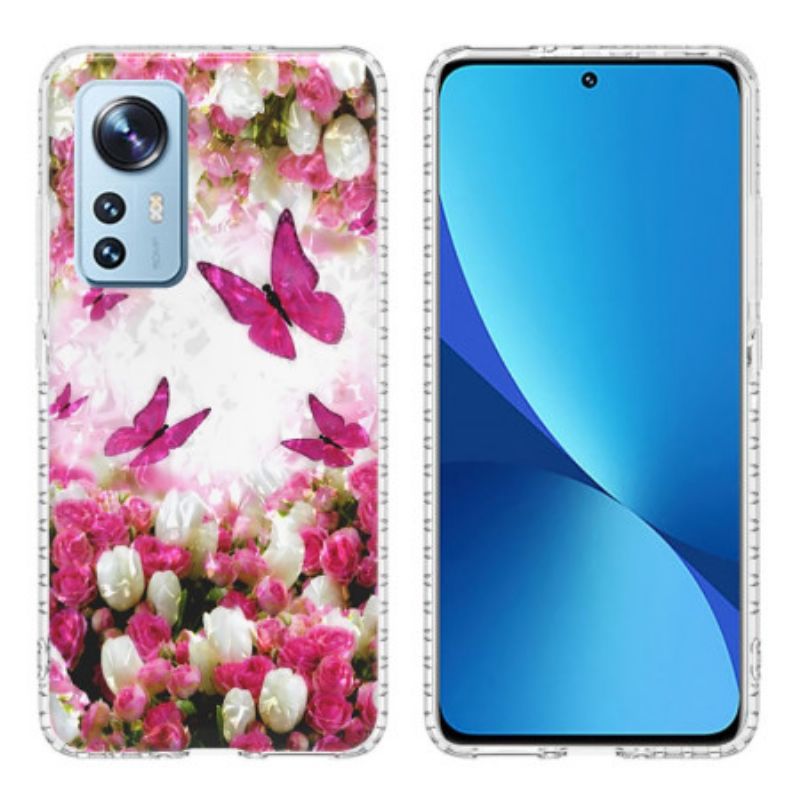 Kryt Xiaomi 12 / 12X Štýlové Motýle