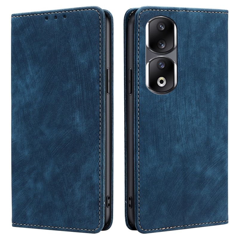 Flipové Puzdro Honor 90 Pro Kožené Puzdro Rfid