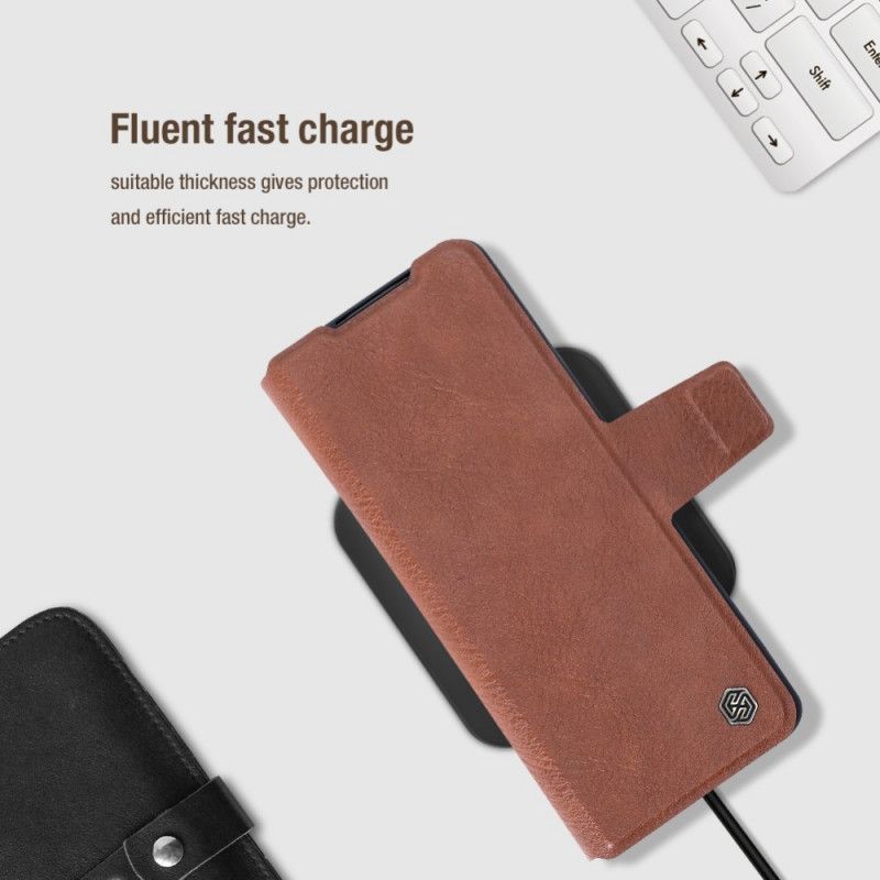 Kožené Puzdro Samsung Galaxy Z Fold 3 5G Umelá Koža Nillkin