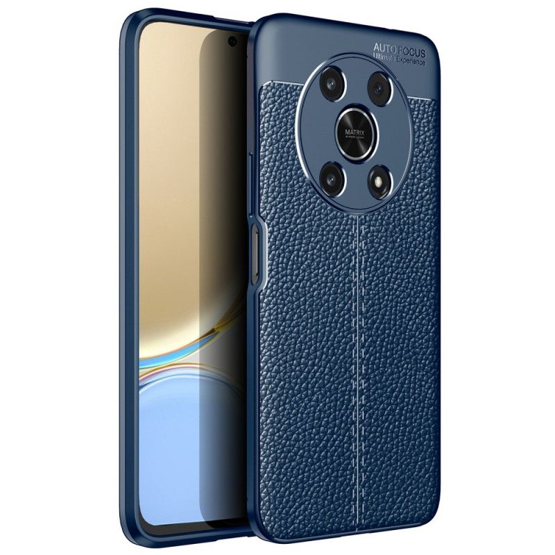 Kryt Honor Magic 4 Lite 5G Efekt Dvojitej Kože Litchi