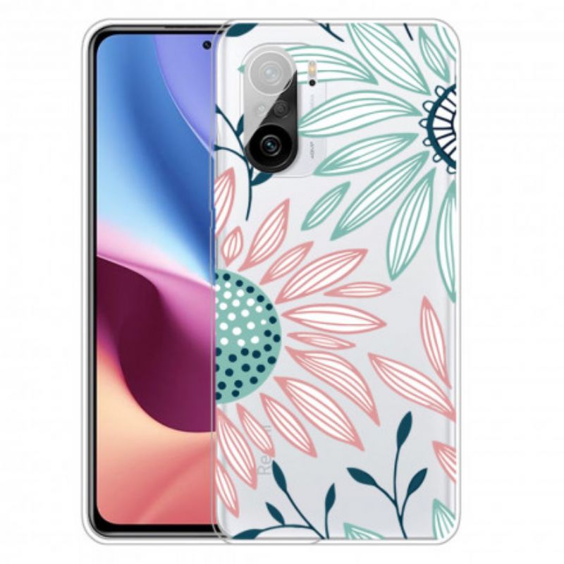 Kryt Xiaomi Mi 11i 5G Transparentný Jeden Kvet