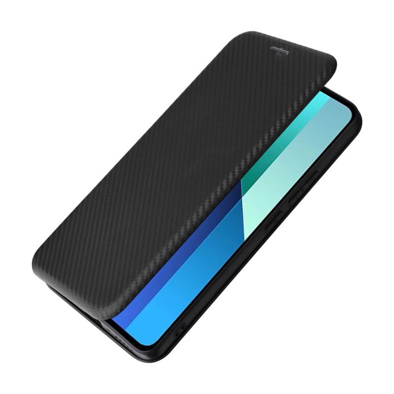 Flipové Puzdro Xiaomi Redmi Note 13 4g Uhlíkové Vlákno