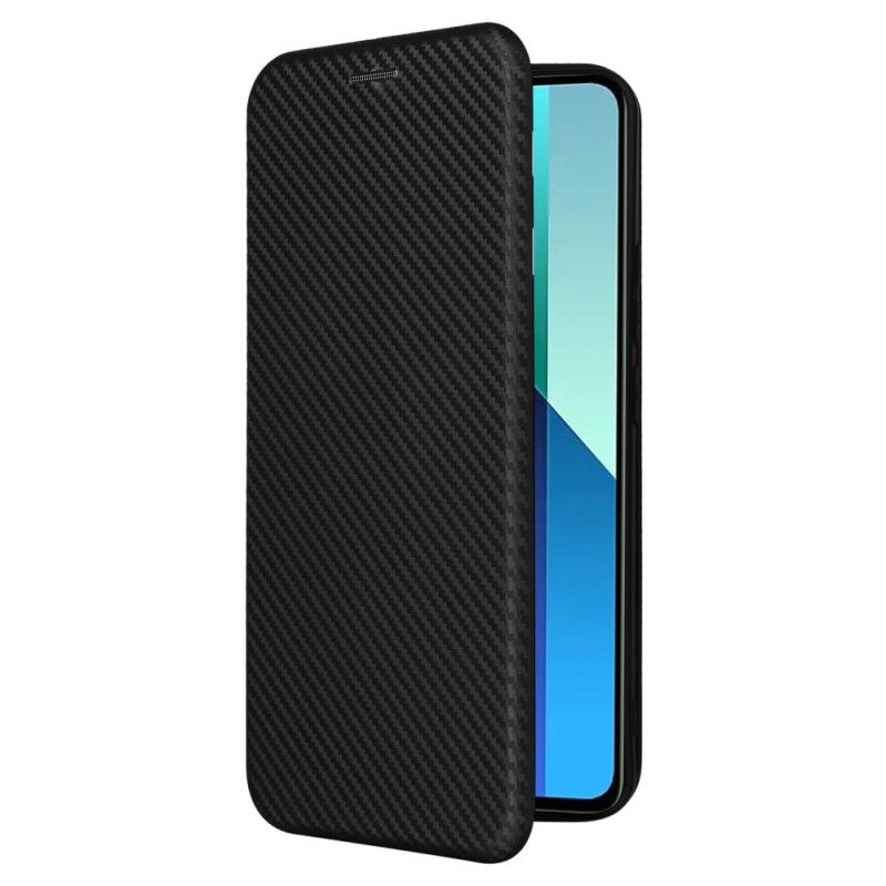 Flipové Puzdro Xiaomi Redmi Note 13 4g Uhlíkové Vlákno