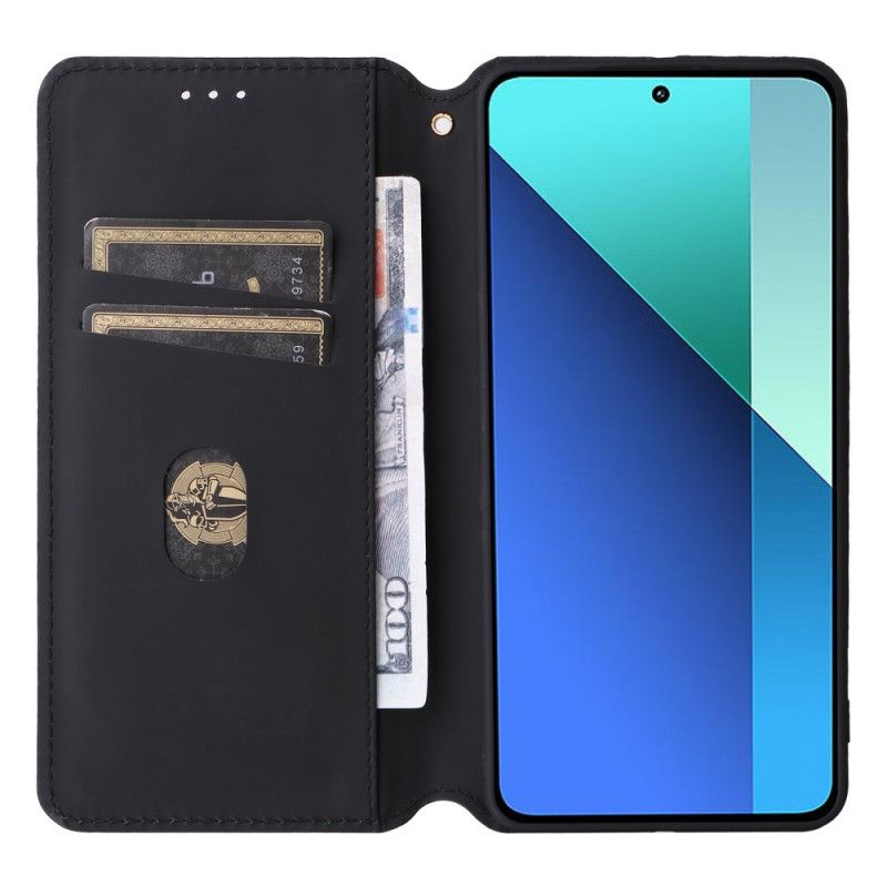 Kožené Puzdro Xiaomi Redmi Note 13 4g 3d Diamanty