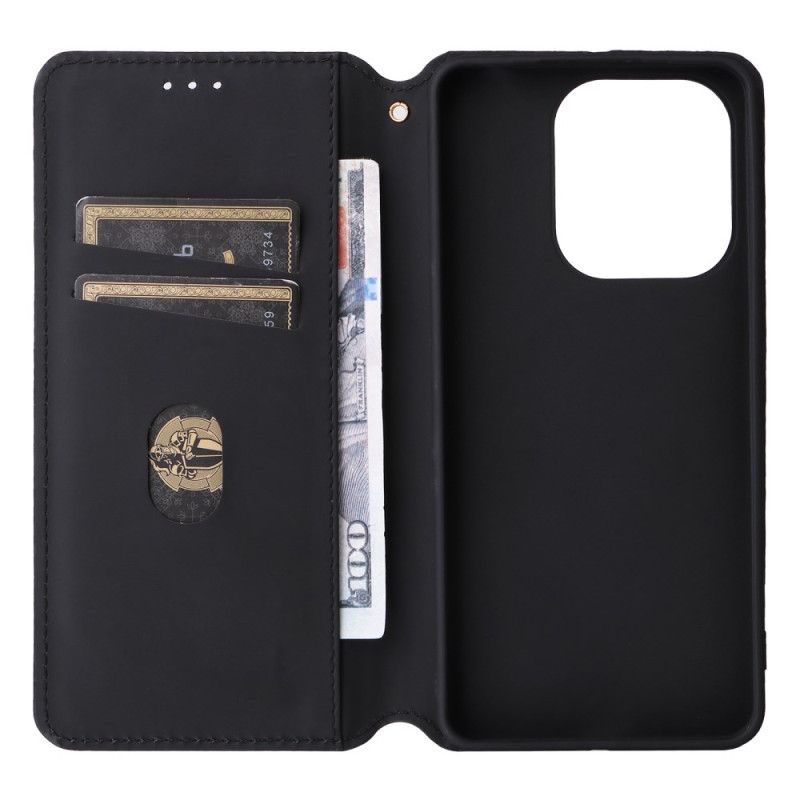 Kožené Puzdro Xiaomi Redmi Note 13 4g 3d Diamanty