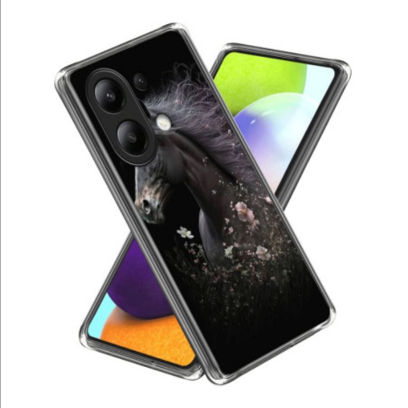 Kryt Xiaomi Redmi Note 13 4g Kôň A Kvetina