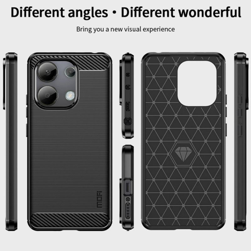 Kryt Xiaomi Redmi Note 13 4g Mofi Brúsené Uhlíkové Vlákno