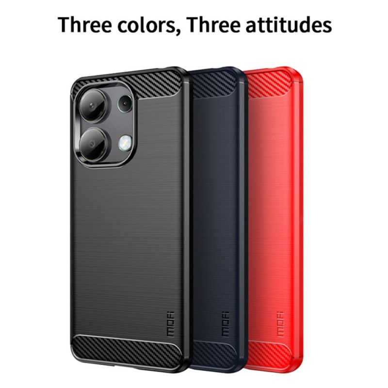 Kryt Xiaomi Redmi Note 13 4g Mofi Brúsené Uhlíkové Vlákno