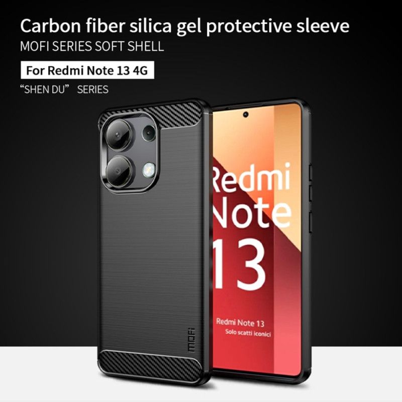 Kryt Xiaomi Redmi Note 13 4g Mofi Brúsené Uhlíkové Vlákno