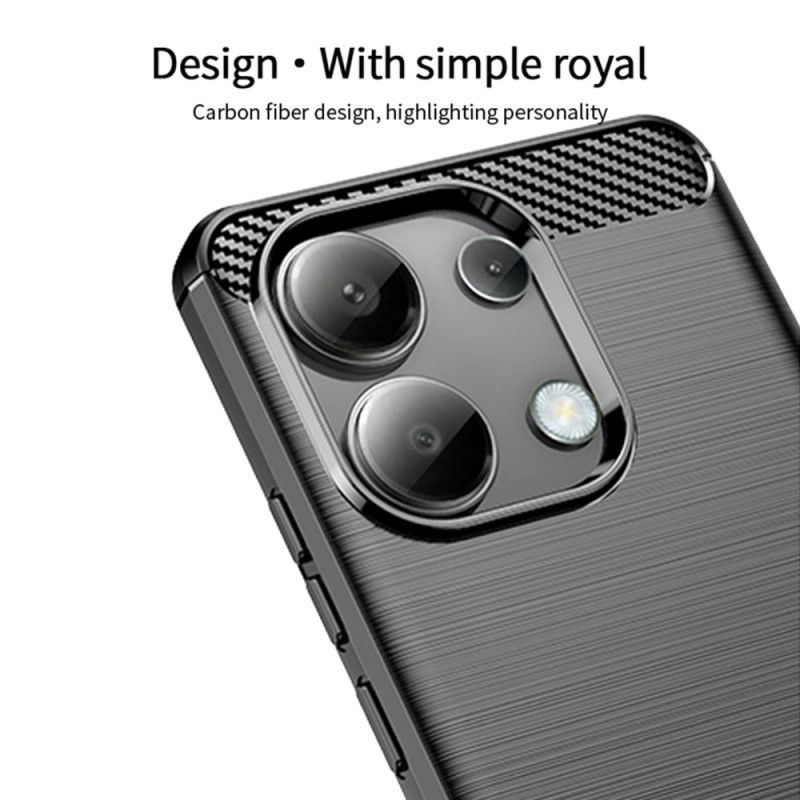 Kryt Xiaomi Redmi Note 13 4g Mofi Brúsené Uhlíkové Vlákno