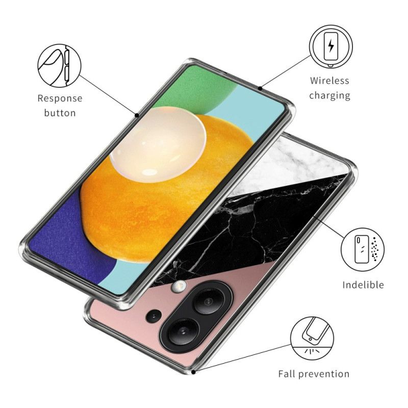 Kryt Xiaomi Redmi Note 13 4g Trojfarebný Mramor
